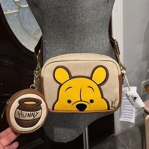 Disneyland Lougefly Winnie the Pooh Crossbody Bag w/Coin Purse - NWT!!